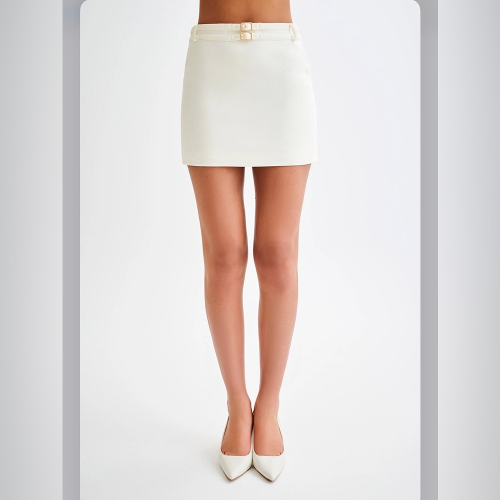White Mini Skirt